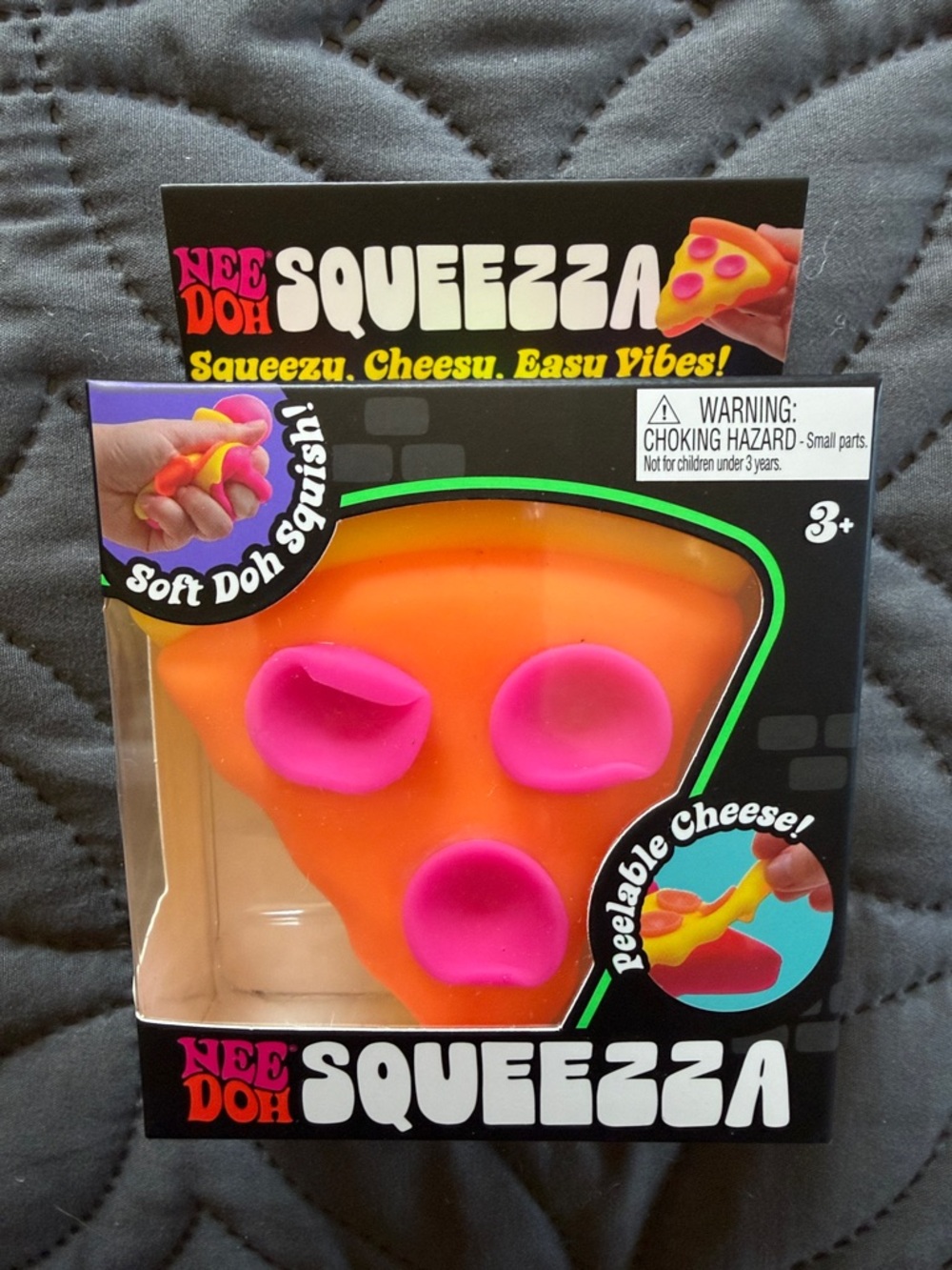 Nee Doh  RARE Squeeza Pizza Slice Squishy Toy